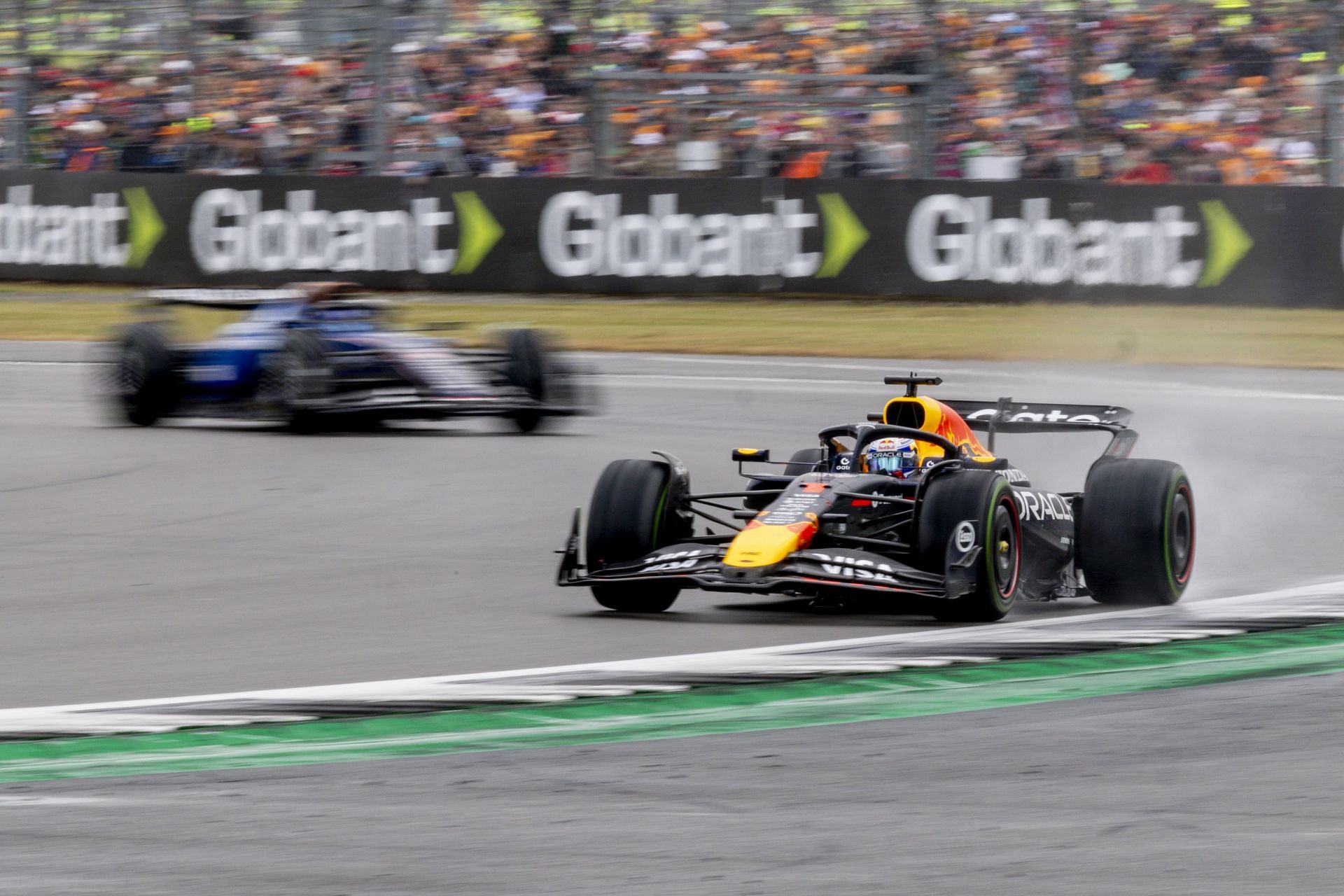 Max Verstappen during the British Grand Prix weekend - Source: Getty
